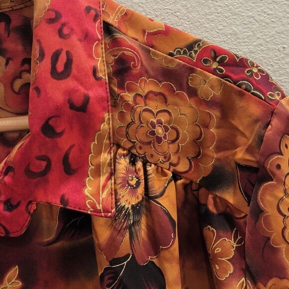 A Personal Touch Womens Size XXL Cool Comfortable Short Sleeve Shirt - Picture 4 of 7